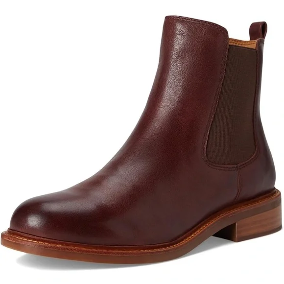 Söfft Women's Pamella Chelsea Boot Brown Leather Chelsea Boots y2k boho - Picture 4 of 13